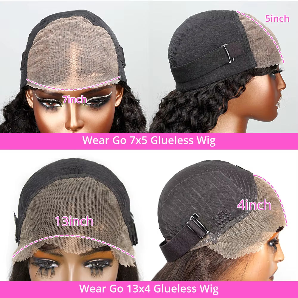 Highlight Wear Go Glueless Human Hair Straight Short Bob Wig P4/27 Colored 7X5 13X4 HD Lace Frontal Glueless Wigs Ready to Wear