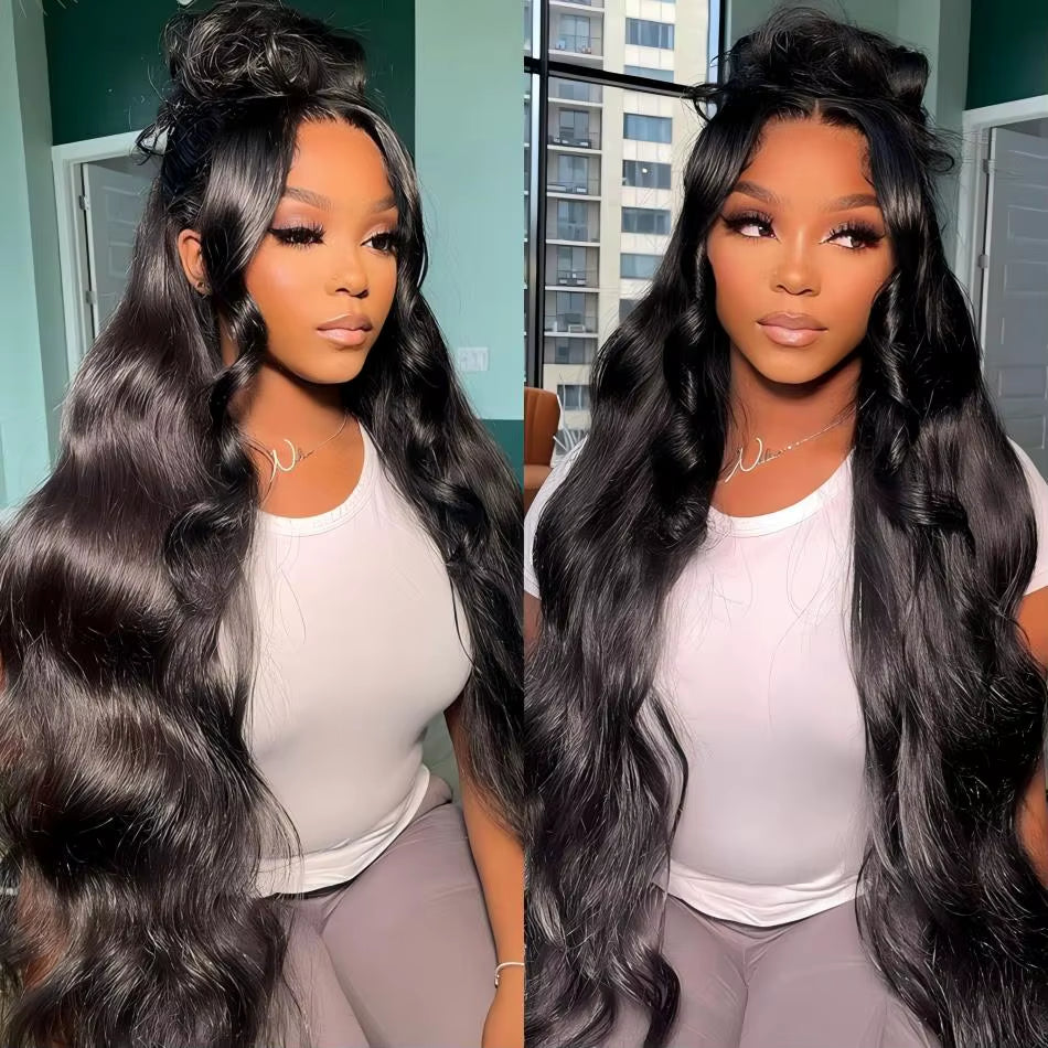 Hd Lace Wig 13X6 Human Hair Body Wave Wig for Women Choice Pre Plucked 30 40 Inch Wavy Frontal Wigs